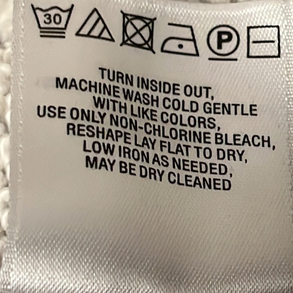 Anthropologie Postmark gray pearl embellished sweatshirt size L - Picture 6 of 6